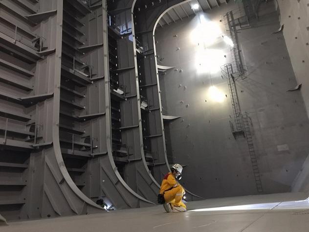 Tank gauging inspection